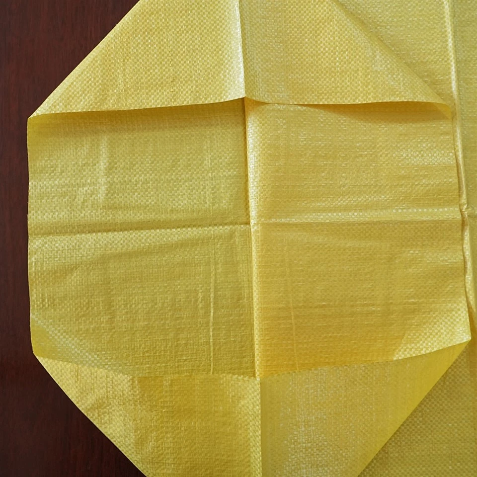 Bright Yellow Woven Packaging Bag