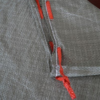 Hemmed-Mouth Woven Bag